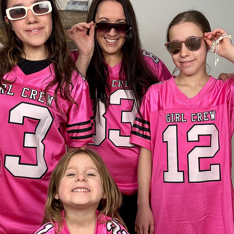 Custom Pink White Classic Style Mesh Authentic Football Jersey