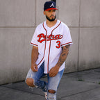 Custom Navy Orange-White Classic Style Authentic Baseball Jersey