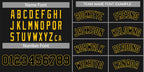 Custom Black Black-Yellow Classic Tops Men Casual Basketball Jersey