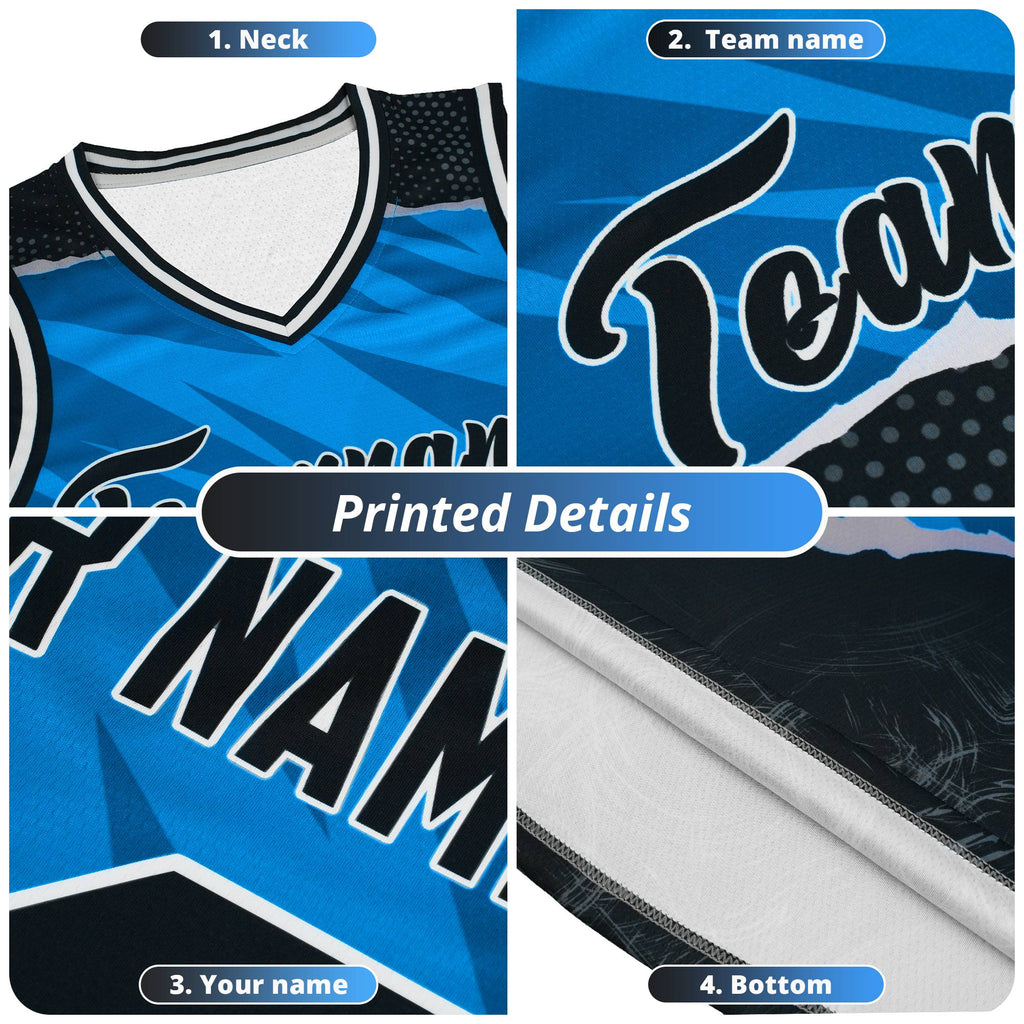 Custom Black Gold Graffiti Pattern Fluids Style Sports Uniform Basketball Jersey Sets