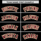 Custom Black Crimson-Khaki Classic Tops Basketball Jersey