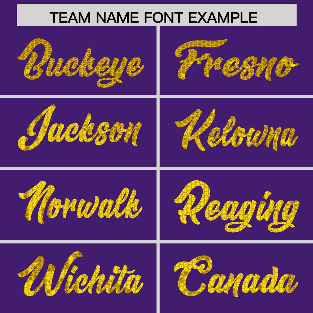 Custom Purple Sequined Tops Athletic Basketball Jersey