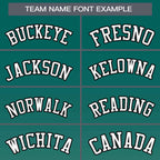 Custom Aqua Light Green Gradient stripe Fashion Authentic Sleeveless Baseball Jersey