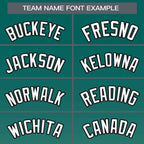 Custom Aqua Light Green Gradient stripe Fashion Authentic Sleeveless Baseball Jersey