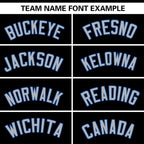 Custom Black Gray Full Button Design Authentic Baseball Jersey