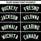 Custom Black Cream Full Button Design Authentic Baseball Jersey