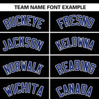 Custom Black Classic Style Authentic Stand Collar Baseball Jersey
