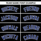 Custom Black Classic Style Authentic Stand Collar Baseball Jersey