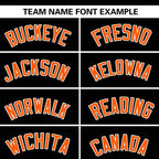 Custom Black Classic Style Authentic Stand Collar Baseball Jersey