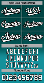 Custom Aqua white-Black Gradient Stripe Fashion Authentic Baseball Jersey