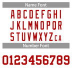 Custom White Red Classic Tops Men Casual Basketball Jersey