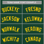 Custom Green Yellow Classic Tops Casual Basketball Jersey