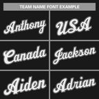 Custom Black White Classic Tops Sport Game Basketball Jersey