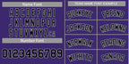 Custom Purple Black-White Classic Tops Men Casual Basketball Jersey
