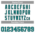 Custom White Teal-Black Classic Tops Fashion Sportwear Basketball Jersey