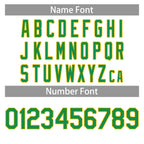 Custom White Kelly Green-Gold Classic Tops Authentic Basketball Jersey