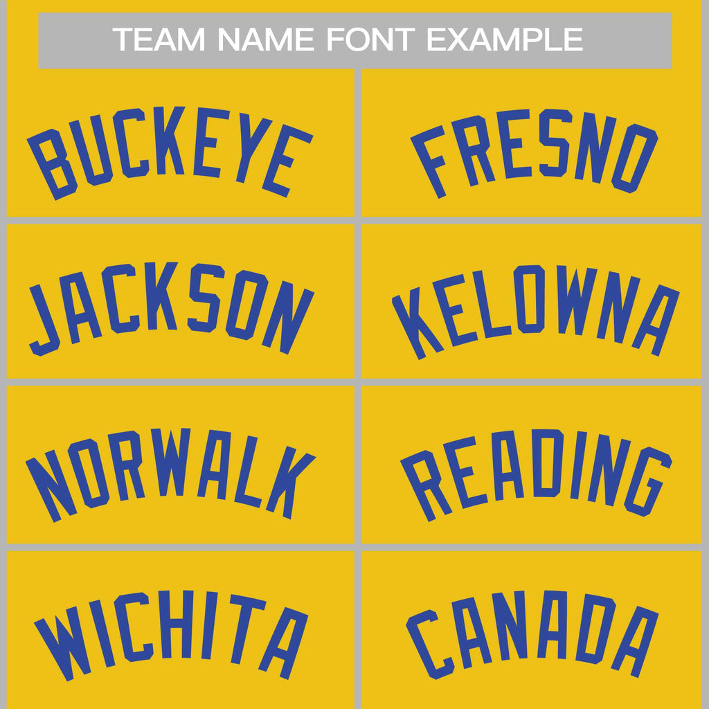 Custom Yellow Royal-White Classic Tops Casual Basketball Jersey