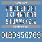 Custom Light Blue White-Black Classic Tops Casual Basketball Jersey