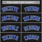 Custom Black Royal-White Classic Tops Casual Basketball Jersey