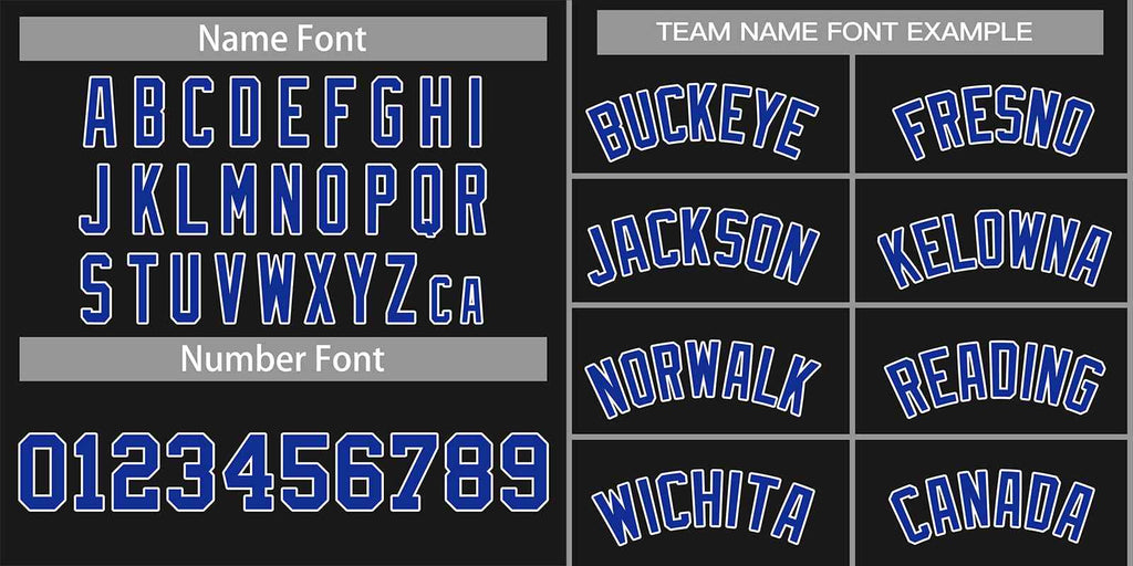 Custom Black Royal-White Classic Tops Men Casual Basketball Jersey