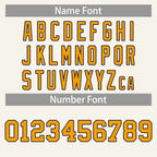 Custom Cream Yellow-Black Classic Tops Casual Basketball Jersey