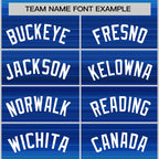 Custom Navy White Gradient Fashion Tops Basketball Jersey