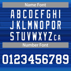 Custom Navy White Gradient Fashion Tops Basketball Jersey