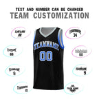 Custom Black Gray Wave Pattern Sports Uniform Basketball Jersey