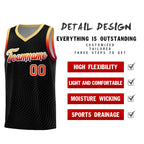 Custom Black Khaki Wave Pattern Sports Uniform Basketball Jersey