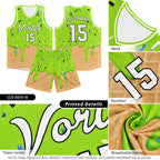Custom American Flag Basketball Kits with Ice Cream Element Pattern