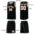 Custom Black Bright Green Trailblazer Dot Pattern Sports Uniform Basketball Jersey