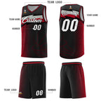 Custom Black Dot Scatter Graffiti Pattern Sports Uniform Basketball Jersey