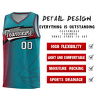 Custom Aqua Dot Scatter Graffiti Pattern Sports Uniform Basketball Jersey