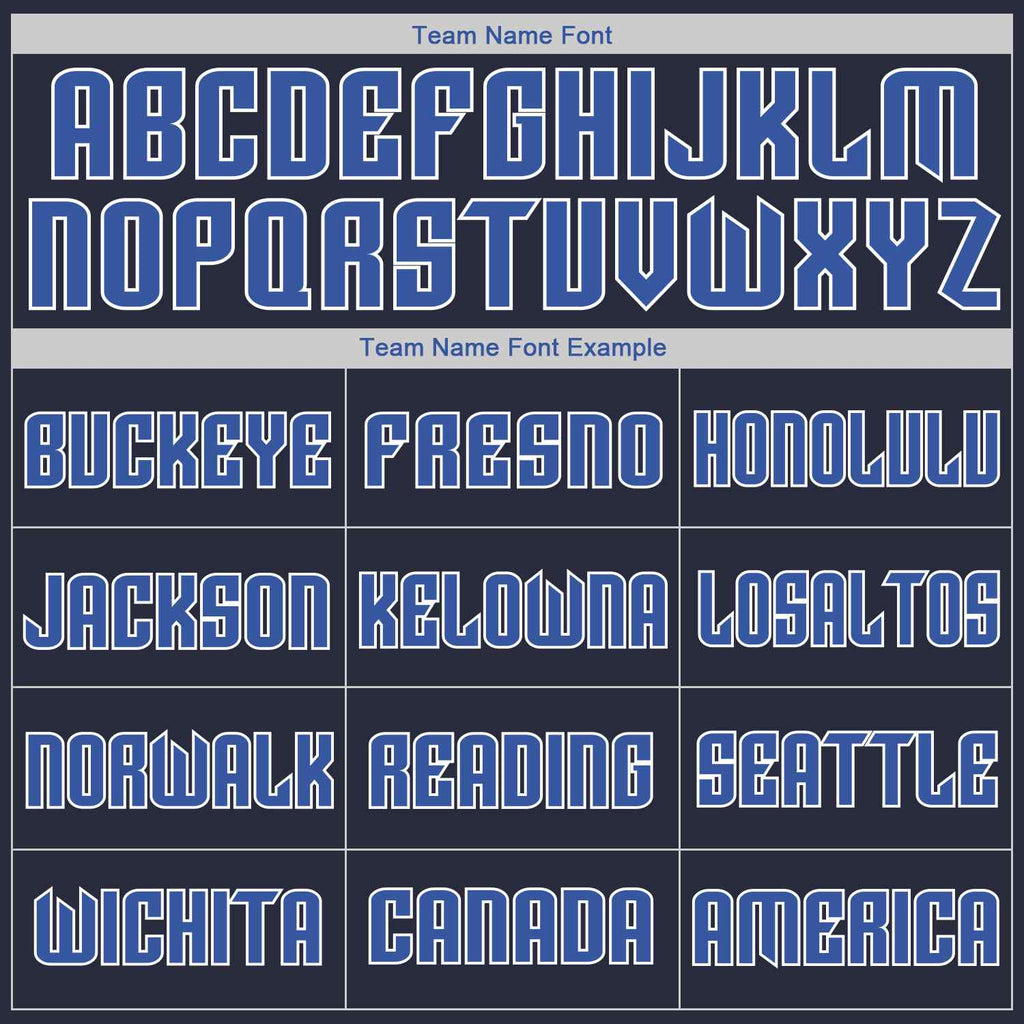 Custom Navy Royal-White Classic Tops Casual Fake Sleeve Basketball Jersey