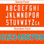 Custom Aqua Orange Color Block Personalized Raglan Sleeves Authentic Baseball Jersey