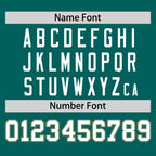 Custom Aqua Old Gold-White Personalized Color Block Authentic Baseball jersey