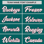 Custom Aqua Crimson-White Personalized Color Block Authentic Baseball jersey