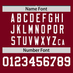 Custom Aqua Crimson Pinstripe Personalized Raglan Sleeves Authentic Baseball Jersey
