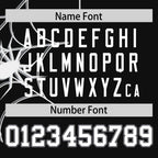 Custom Black Gray Spider Web Pattern Raglan Sleeves Authentic Baseball Jersey