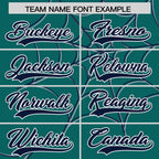 Custom Aqua Navy Spider Web Pattern Raglan Sleeves Authentic Baseball Jersey