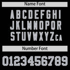 Custom Black Gray Personalized Classic Authentic Baseball Jersey