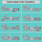 Custom Aqua Demiboy For Pride Month Classic Style Authentic Baseball Jersey