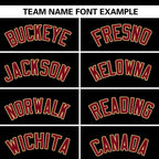 Custom Black Crimson Personalized Flame Graffiti Pattern Authentic Baseball Jersey