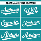 Custom Aqua White Personalized Flame Graffiti Pattern Authentic Baseball Jersey