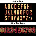 Custom Black Crimson Personalized Flame Graffiti Pattern Authentic Baseball Jersey