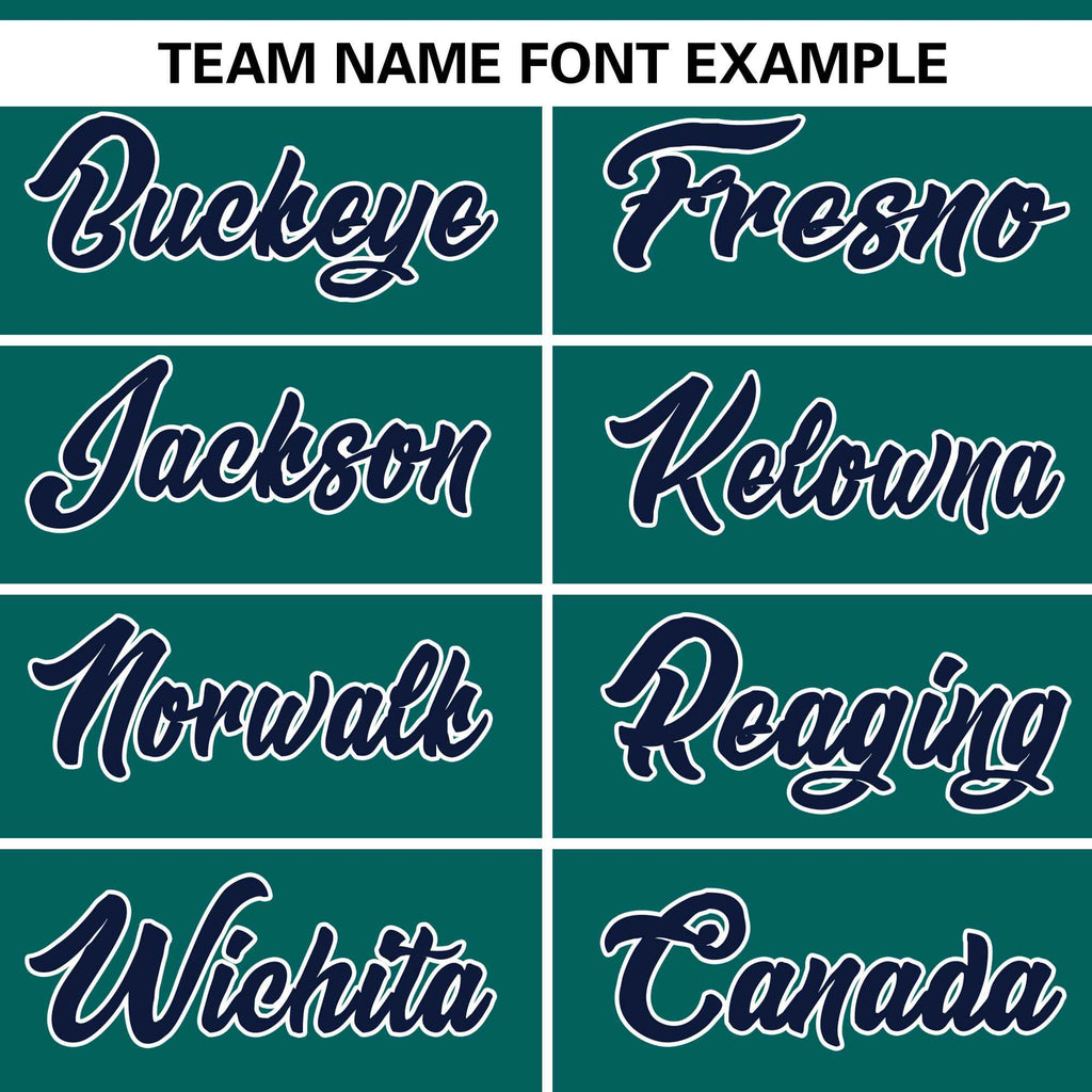Custom Aqua Navy Personalized Gradient Ribbed Design Authentic Baseball Jersey