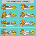 Custom Aqua Maverique For Pride Month Classic Style Authentic Baseball Jersey