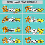 Custom Aqua Maverique For Pride Month Classic Style Authentic Baseball Jersey