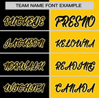 Custom Black Gold Two Tone Striped Fashion Authentic Baseball Jersey