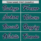 Custom Aqua Navy Star Ribbing Authentic Baseball Jersey